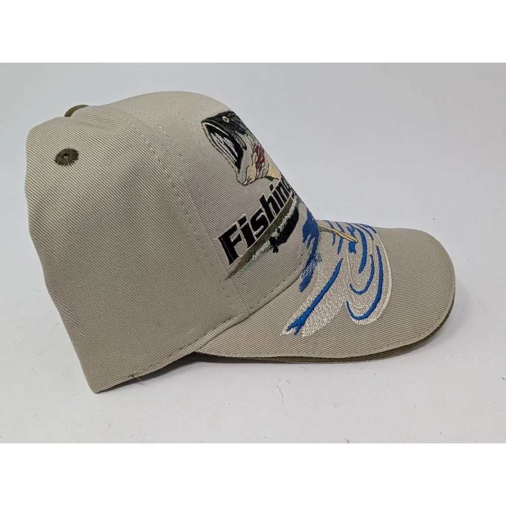 VINTAGE Bass Pro Shops Hat Cap Strap Back Mens One Size 2004 Classic Big Logo